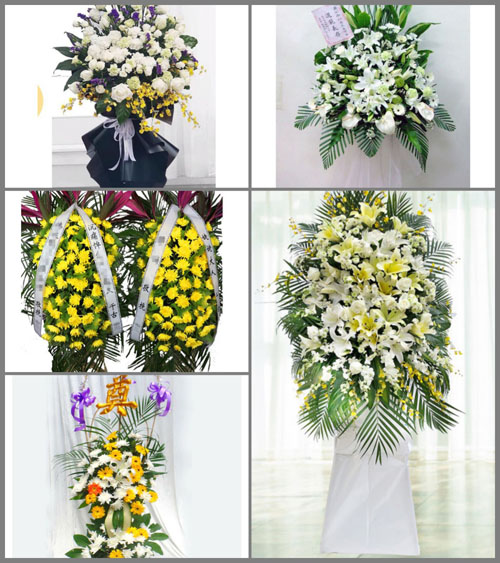 福建泉州晋江市灵源街道灵水社区白事花篮预定